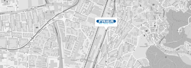 PRIER GmbH - Standortkarte